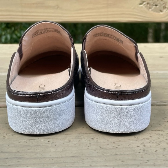 Vionic Splendid Dakota Bronze Metallic leather mules slides size 5 - Picture 8 of 15